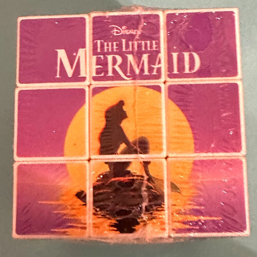 Little Mermaid Themed Rubix Cube Sealed